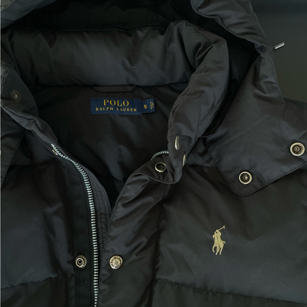 Polo Ralph Lauren Black Puffer Jacket Men’s Small